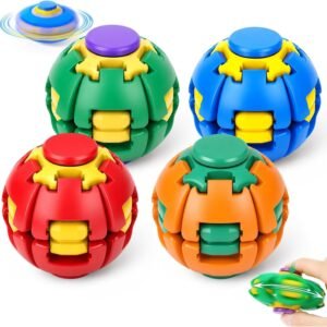 Fidget Spinner Ball Toy, 2-in-1 360° Rotating Fidget Ball (Pack of 1)