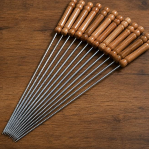 BBQ Sticks with Wooden Handle
