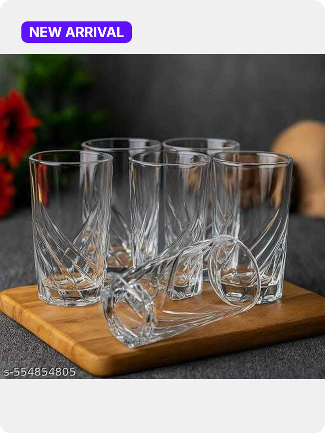 pack of 6 Glass