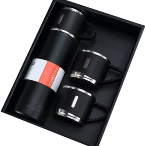 Stainless Steel Vacuum Flask Set with 2 Cups -500 ml
